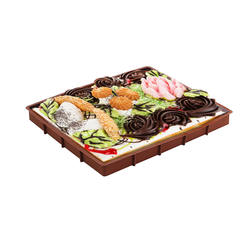 Picture of Proudly diy cake mold multi-size brown baking pad silicone mold home baking tray cross-border exclusive
