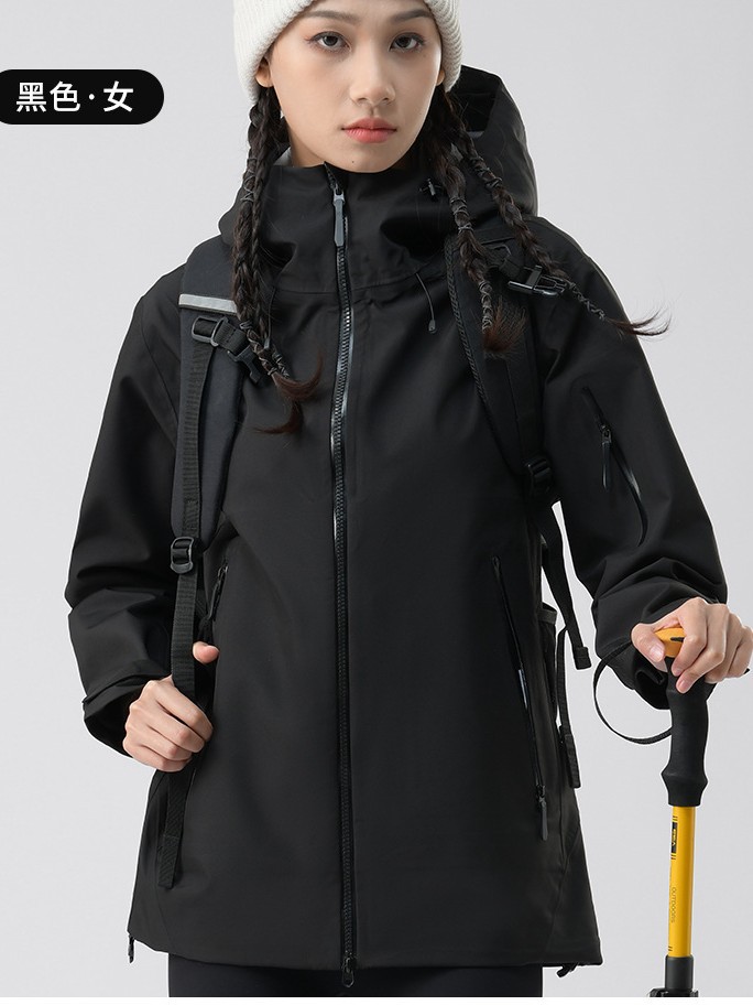 Lightweight jacket women's outdoor hardshell jacket men's new fully pressed rubber, windproof and waterproof national standard single-layer jacket