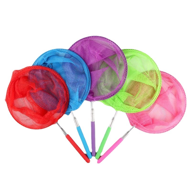 Picture of Stainless Steel Telescopic Fishing Net Butterfly Net Dragonfly Net Kidsren's Toy Fishing Net Insect Net Bag Outdoor Toys