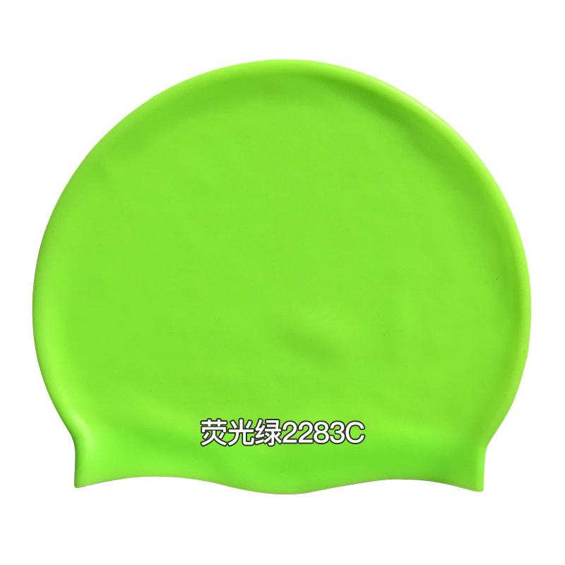 Picture of 2025 Silicone Swimming Cap Wholesale Solid Color Waterproof Diving Cap Plus No Head Swimming Cap Adult Swimming Equipment