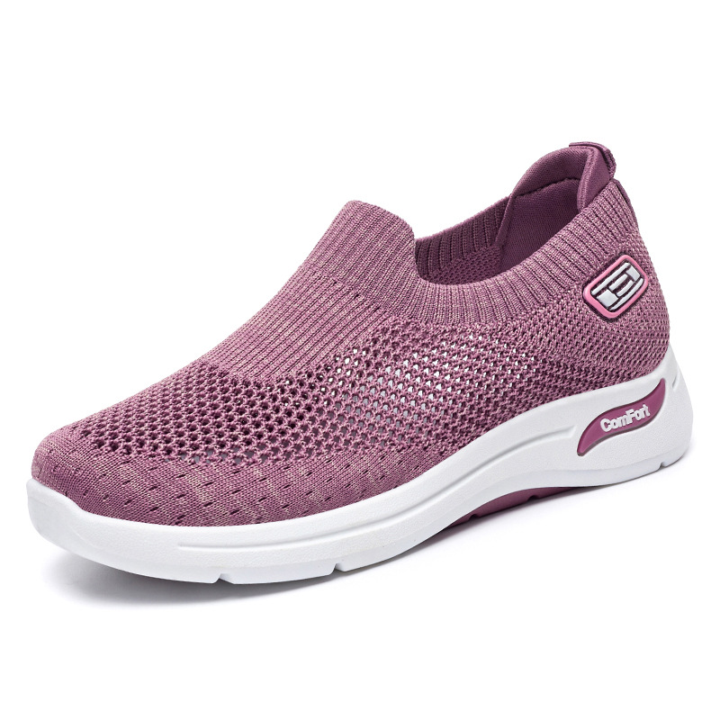 Picture of Shoes for Women New Women's Shoes for the Elderly Wholesale Slip-On Mom's Shoes Comfortable Gift Shoes Fashionable Casual Shoes for Women