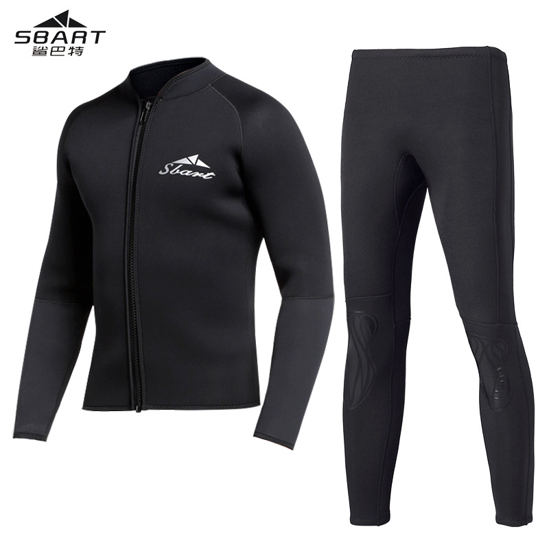 1.5mm Split Diving Suit Shabart Warm Surf Suit Long Sleeve Wet Suit Swimming Suit Cold-proof Full Diving Suit