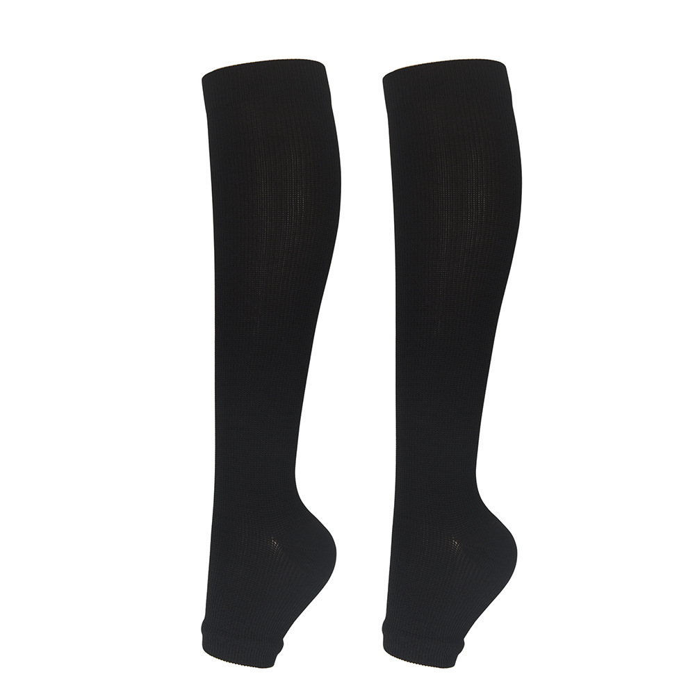 Picture of Solid Color Sports Compression Socks Anti-flexure Compression Socks Running Stretch Socks Suitable for Nurse Wrap Calf
