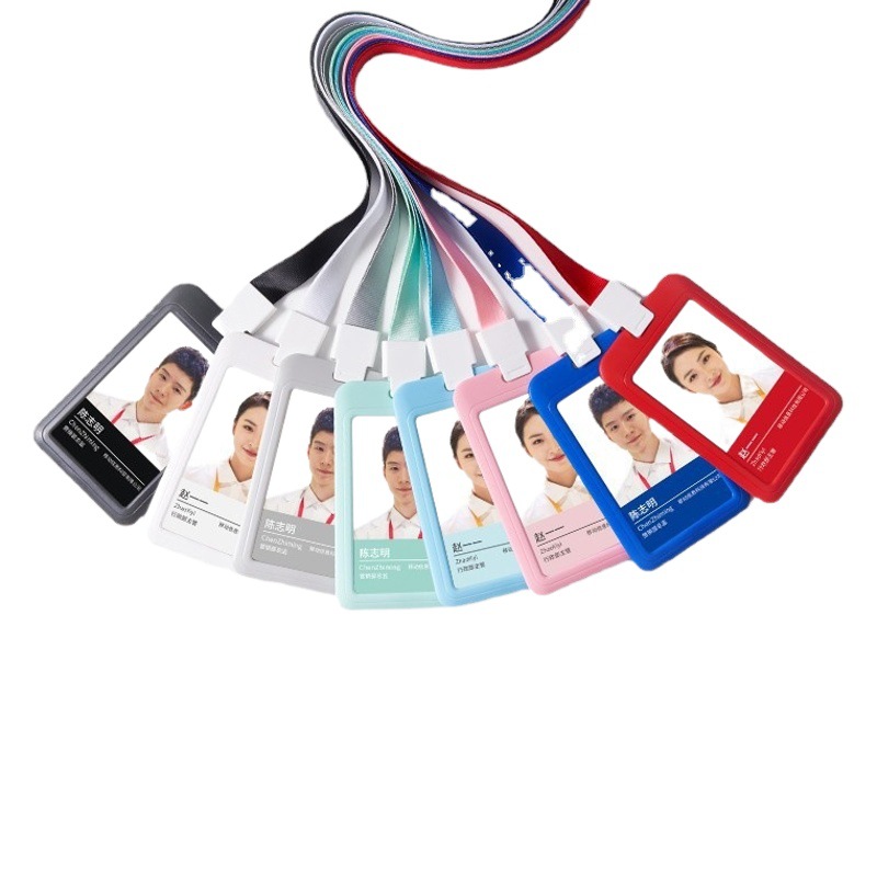 Customized Work Badge Card Holder Youhe Id Protective Cover Student Id Access Control Badge Color Custom Id Lanyard