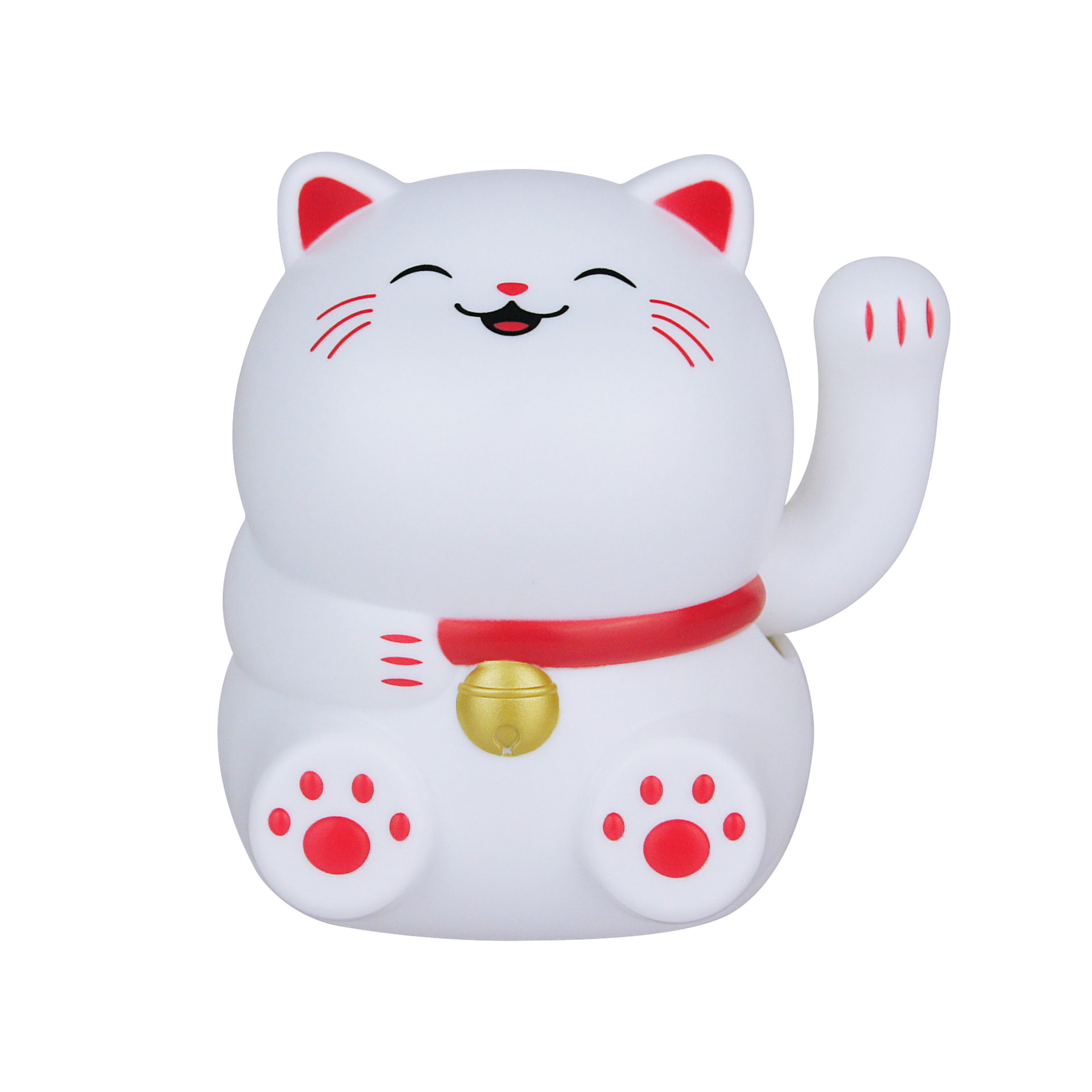 Picture of Car solar big head lucky cat creative cute Japanese home nodding cat shop front desk lucky cat ornaments