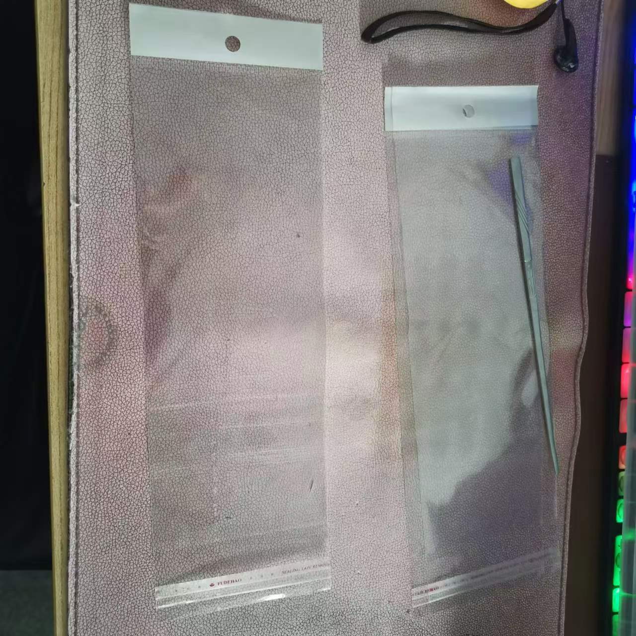 Picture of 0 transparent packaging bag socks packaging opp high permeability material with adhesive rectangle a batch of self-sealing bag