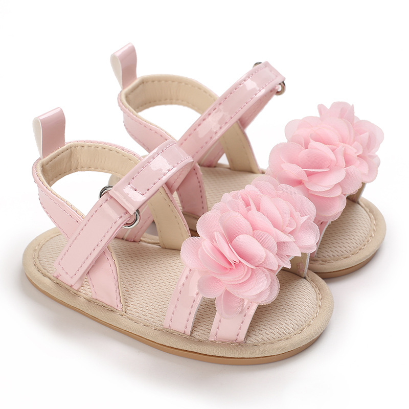 Picture of Summer flowers 0-1 year old baby girl sandals
