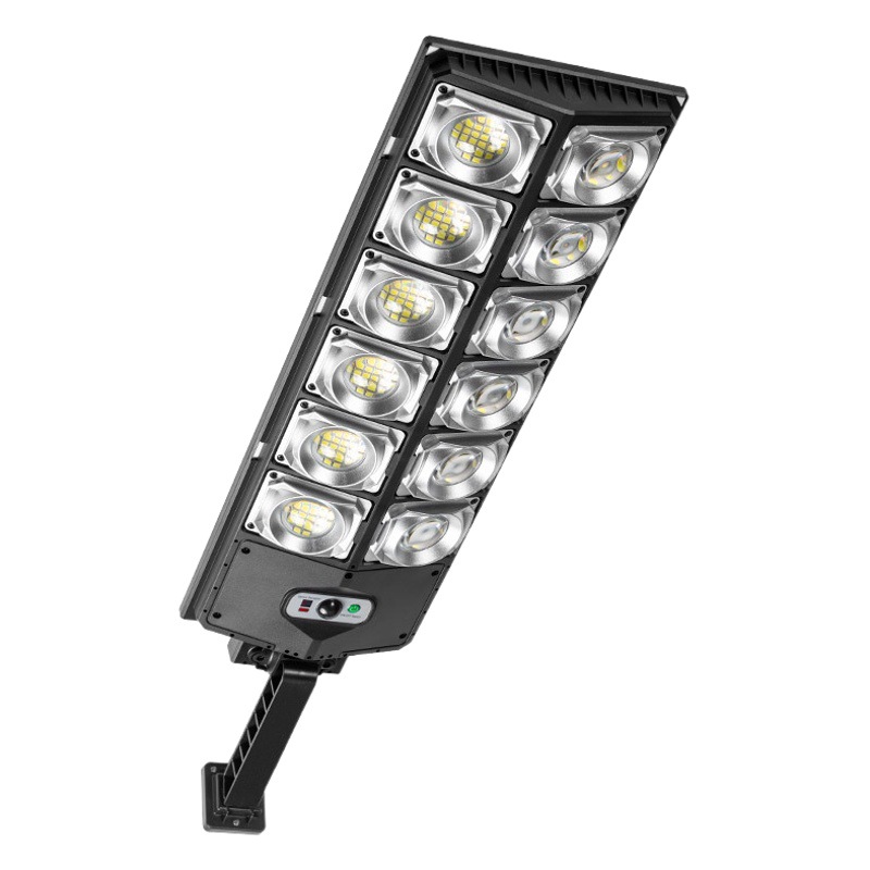 Cross-border new LED strong light small street light double row street light solar garden light induction street light outdoor lighting