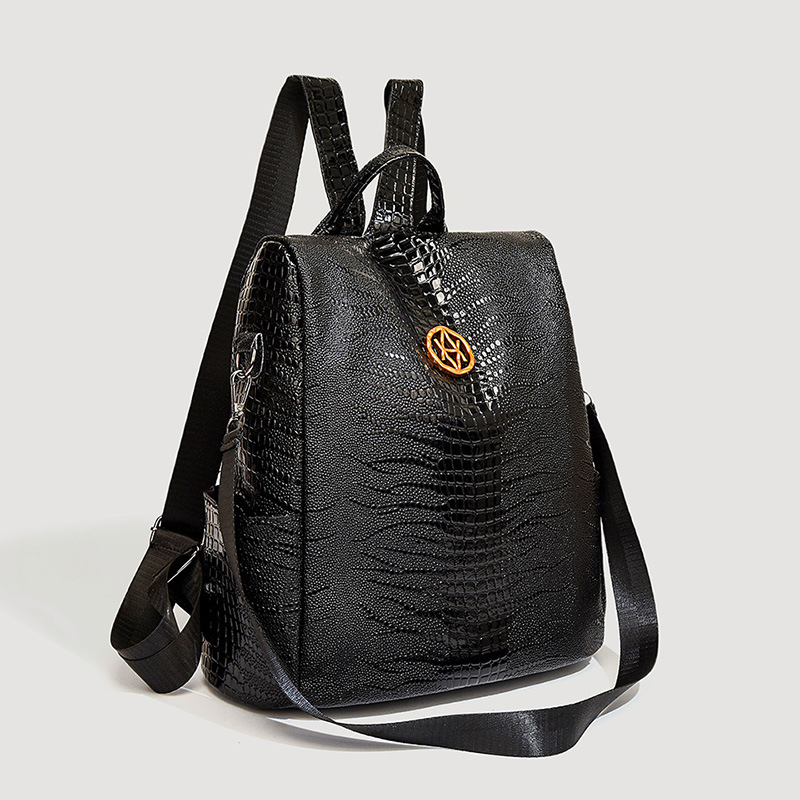 Picture of Fashion new PU retro multifunctional dual-purpose shoulder backpack manufacturers wholesale foreign trade export cross-border generation