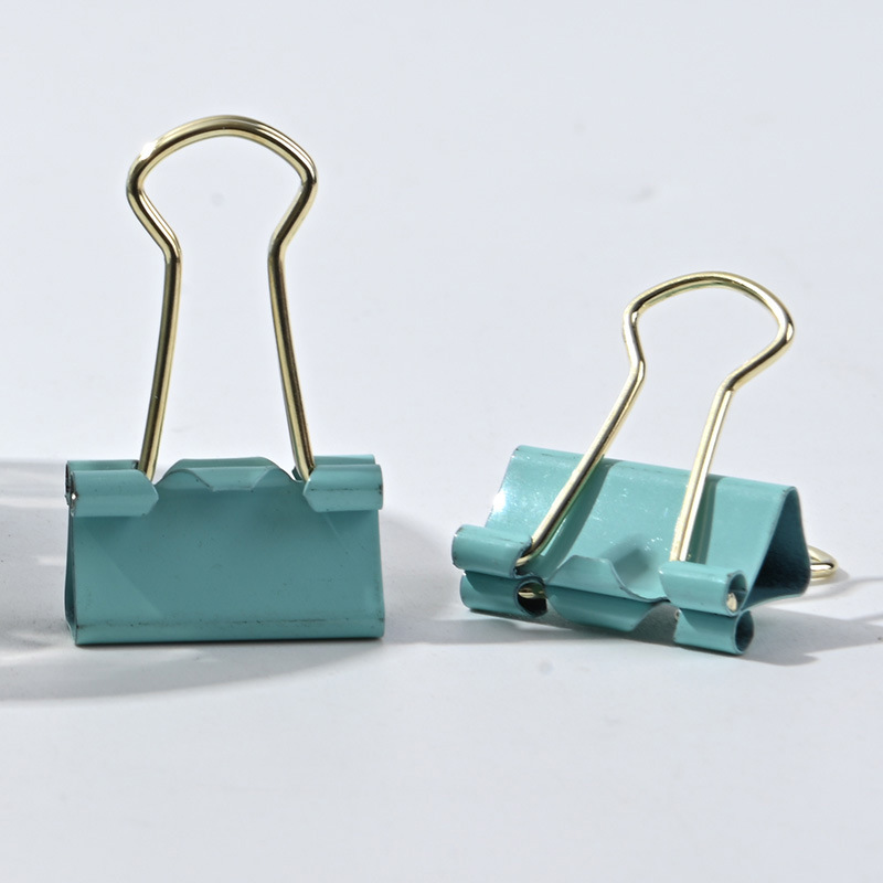 Picture of Cross-Border special color long tail clip small fresh dovetail clip hand account clip 32MM 25MM 19mm reverse tail clip wholesale