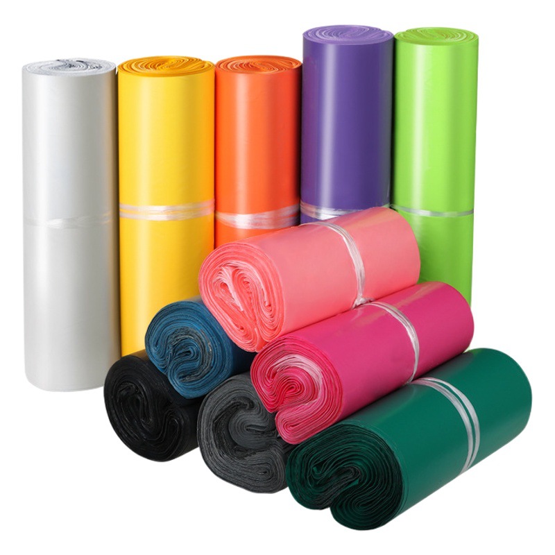 Color express bag 12 silk thick waterproof damage Bag Black long logistics packaging packing bag production Wholesale