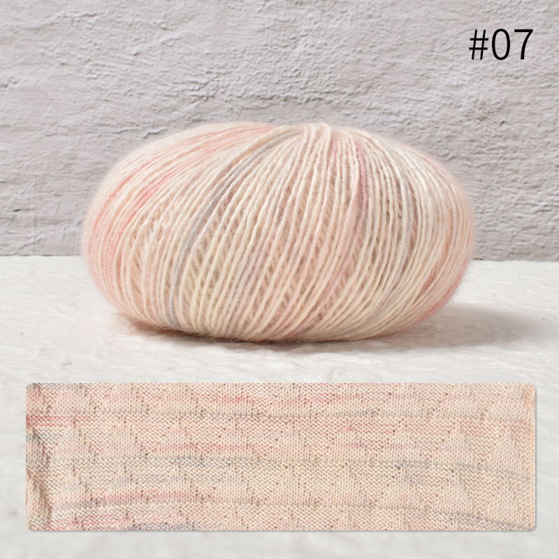 Picture of Zhongchuang textile segment dyed soft skin spray cotton thread 50g hand-woven diy suspender skirt sweater fine wool group wholesale