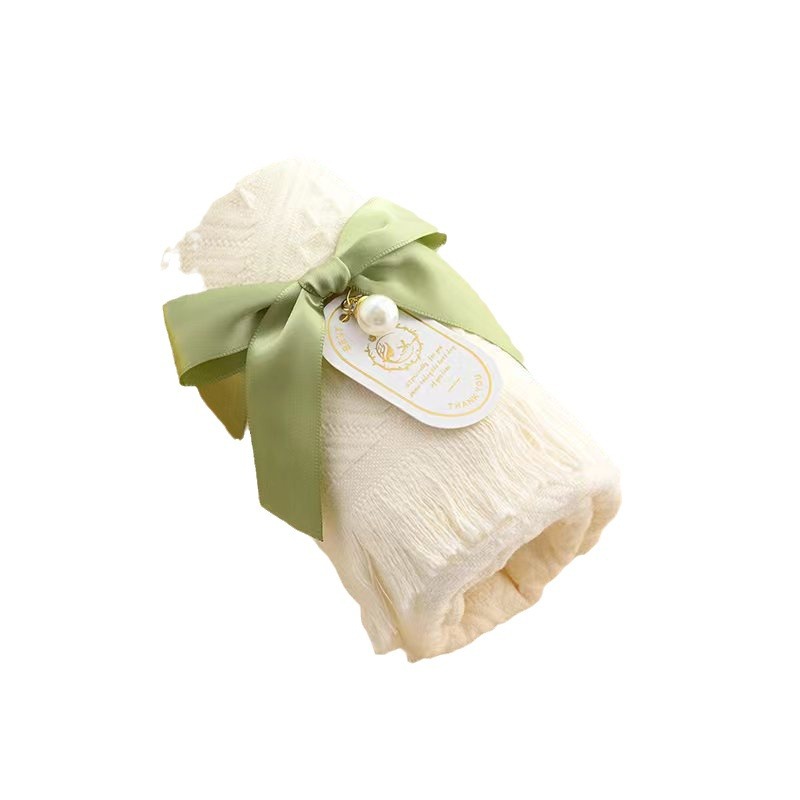 Picture of Wedding Hand Gift Towel Creative Tassel Towel Birthday Hundred Days Full Moon Gift Return Hand Gift Towel Wholesale