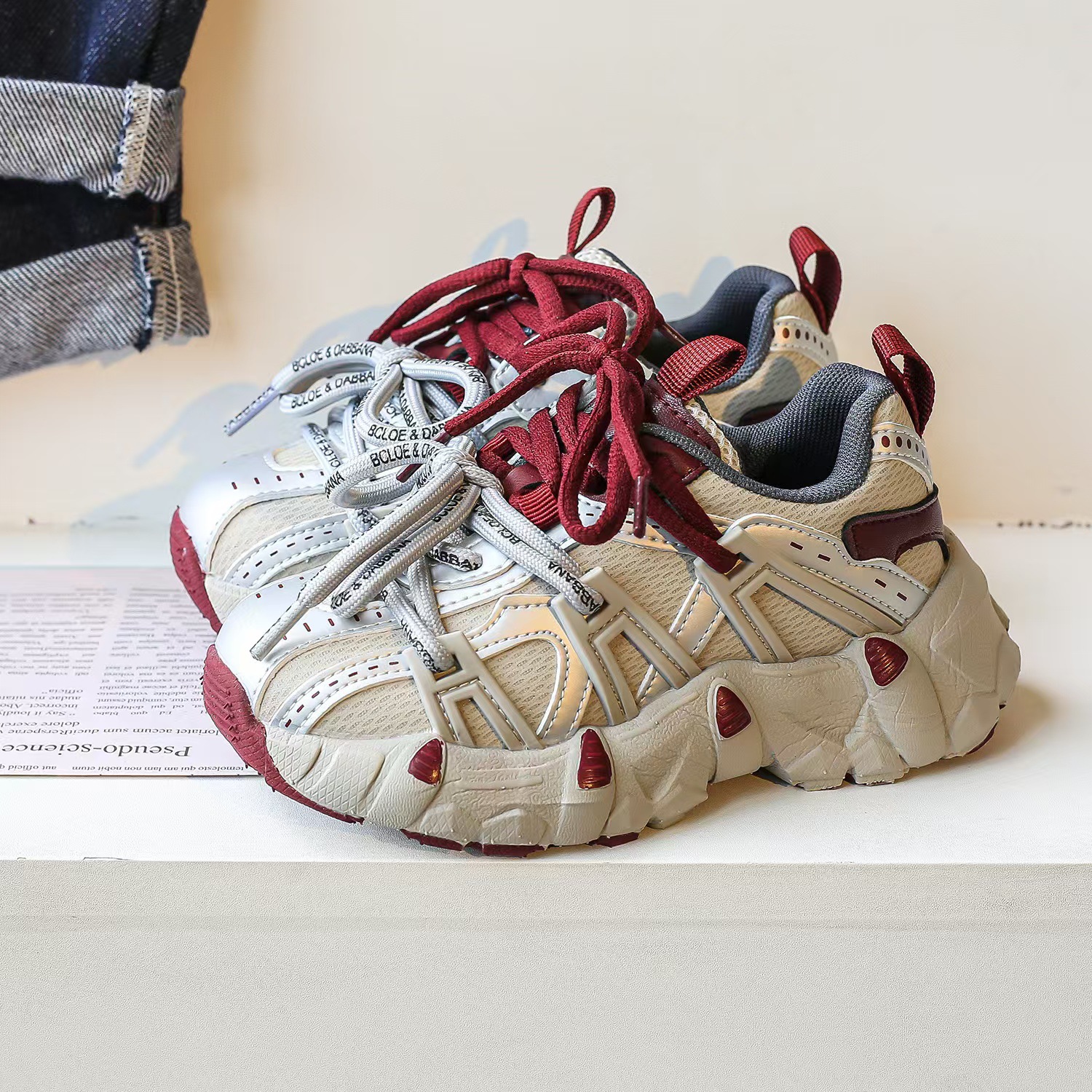 Angora Red Children's Shoes 2025 Spring and Autumn New Soft Sole Trbottomy Brand Girls' Sports Shoes Boys' Casual Dad's Shoes