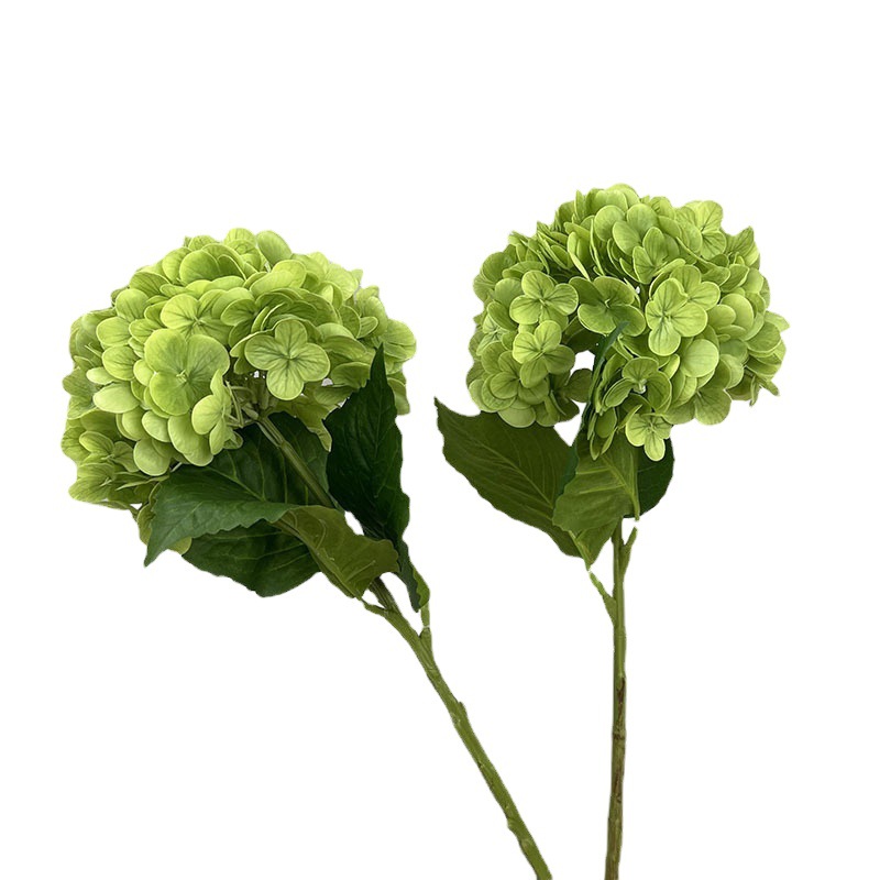 Picture of Artificial Flower 182 Pieces Large Hydrangea High Quality Moisturizing Hydrangea Wedding Floral Decoration Wedding Artificial Flower