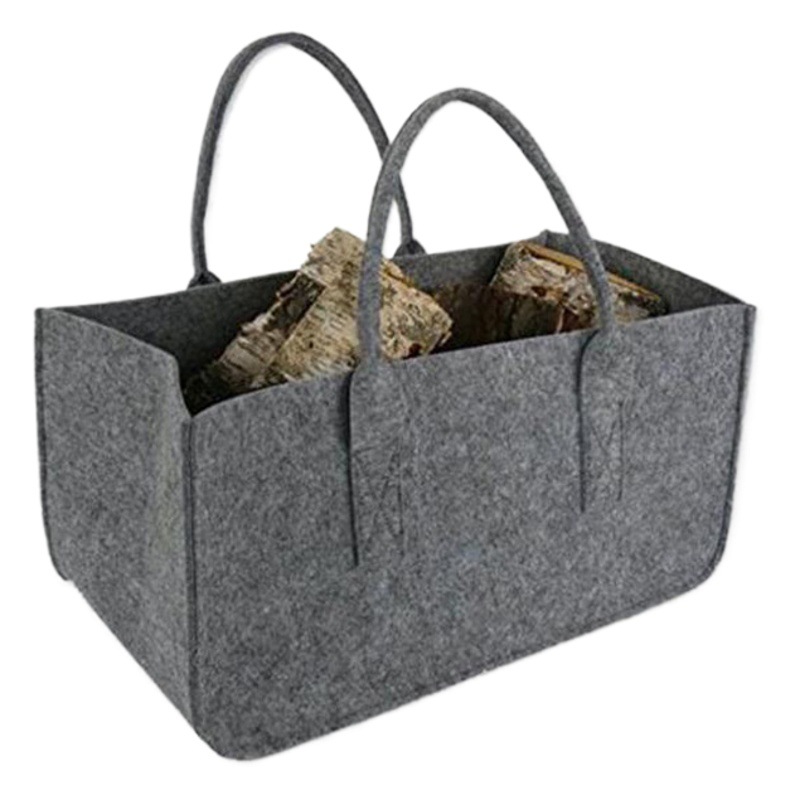 Felt Bag Large Capacity Clothes Storage Shopping Bag Grocery Bag European and American New Simple Women's Handbag