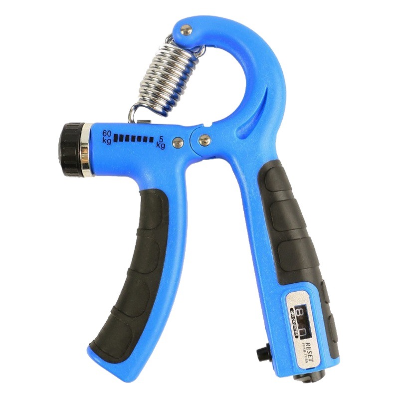 Adjustable Counting Grip Professional Hand Strength Arm Muscle Strength Exercise Rehabilitation Training Finger Strength Wrist Strength Fitness