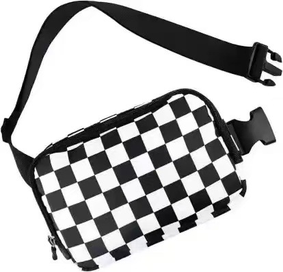Picture of Amazon Outdoor Running Waist Bag Lulu Same Style Crossbody Bag Chest Bag for Men and Women Fashionable Nylon Waterproof Sports Waist Bag