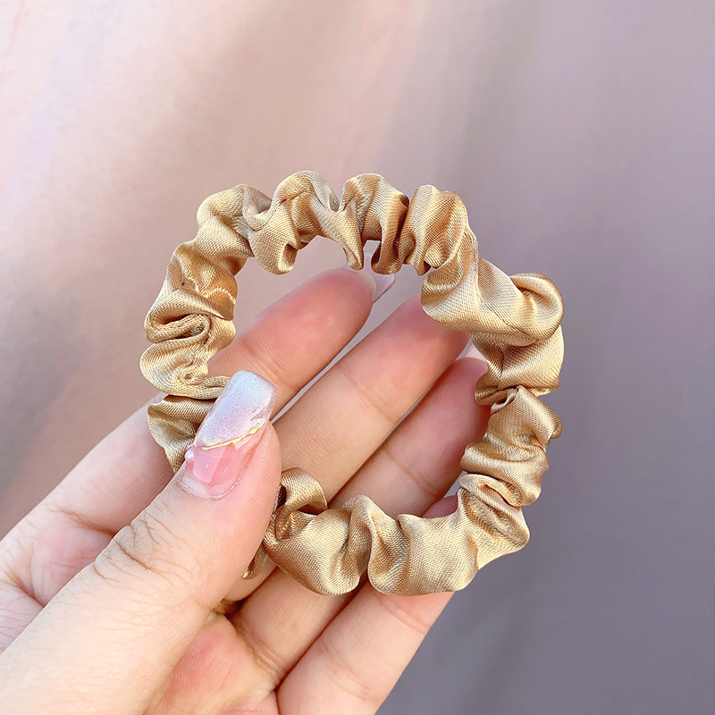 Picture of Cross-border large intestine ring hair ring South Korea knot east ins solid color net red hair rope simple hair accessories factory wholesale