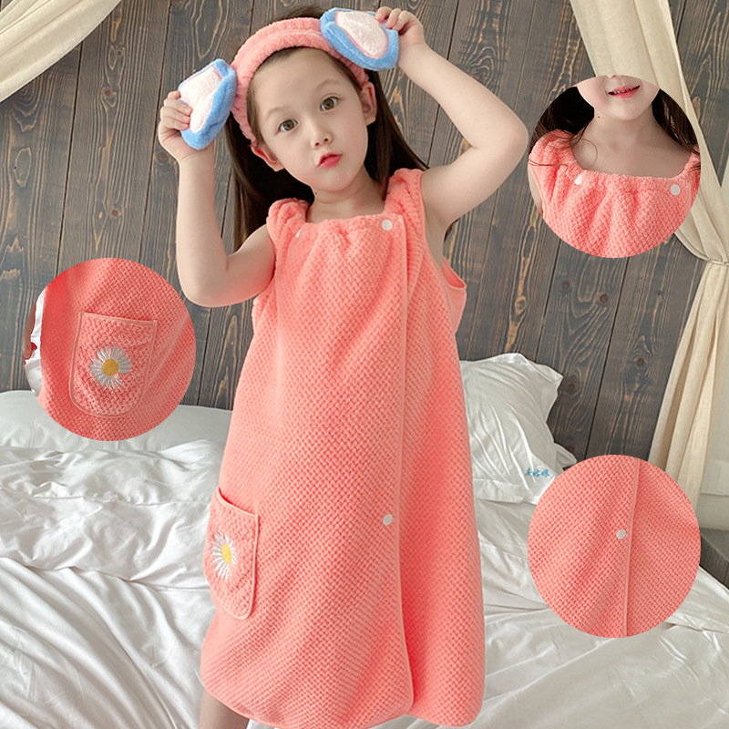 Factory Pineapple Bath Towel Coral Fleece Children's Bath Skirt Absorbent Thickened Home Embroidery Softer Beach Towel than Pure Cotton