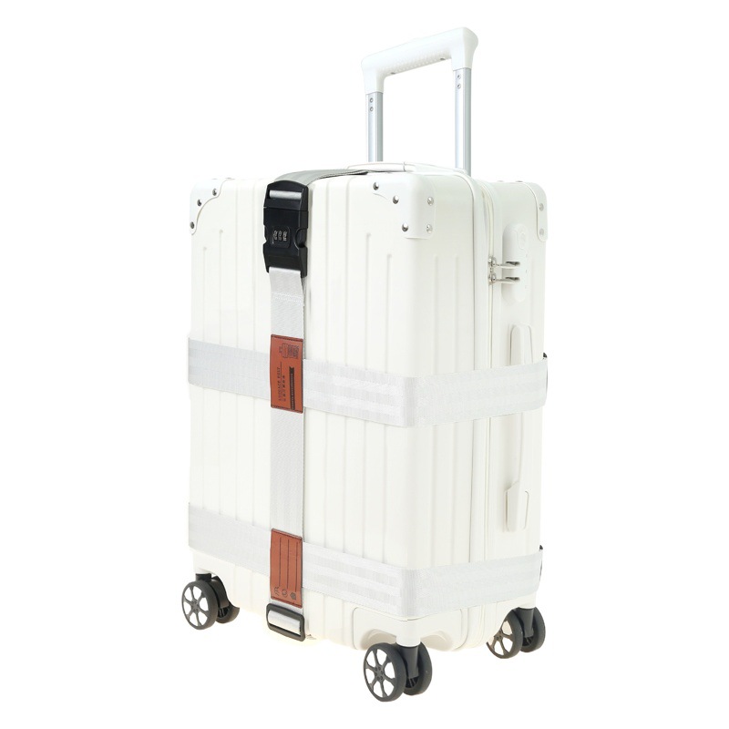 Luggage strap packing belt cross binding box with luggage strap trolley luggage case binding box with consignment reinforcement belt