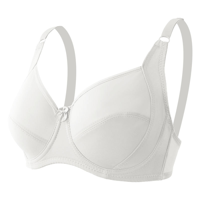 Picture of Amazon cross-border plus size D cup bra side support traditional cotton Cup underwear big chest small adjustable bra