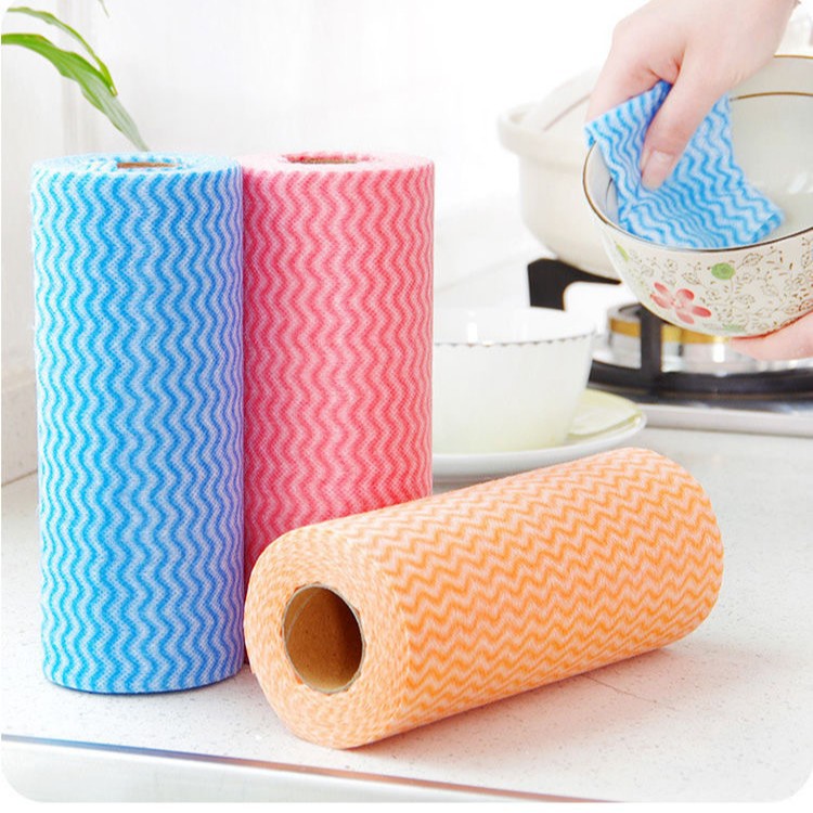 Picture of Washable Wet and Dry Dual-Use Lazy Rag Kitchen Disposable Dish Towel Non-Woven Disposable Lazy Rag