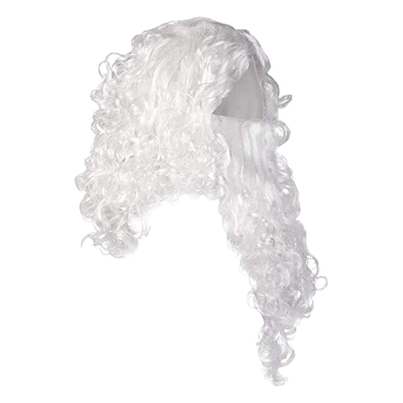 Christmas Holiday Dress Up Costume Accessories Christmas Hat Wig Beard Suit Old Man Beard 80g Beard