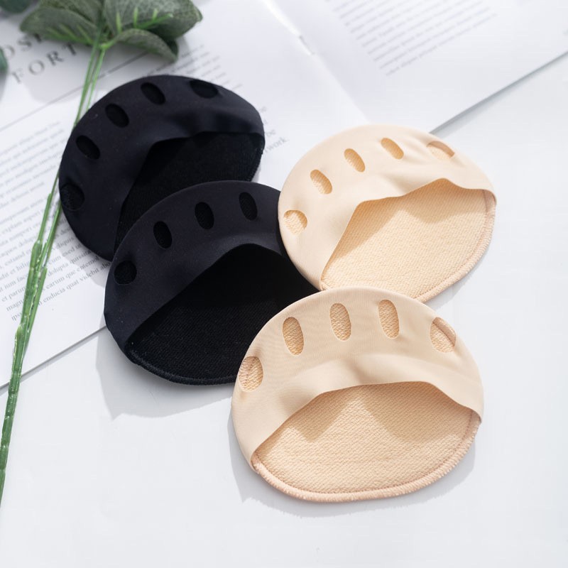 Half-Palm socks front-Palm half-cut socks sandals high heels invisible front-foot women's socks open toe non-slip five-finger socks summer thin
