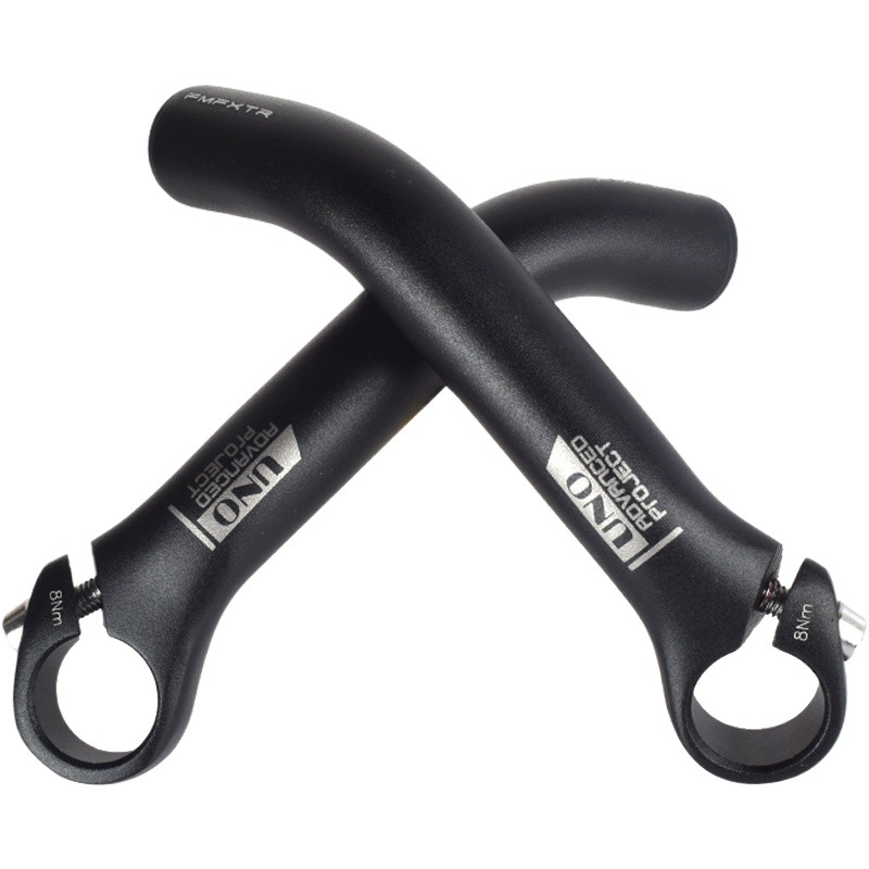 UNO Bicycle Vice Handle Horn Handle Lengthened Rest Handle Integrated Forged Horn Handle Equipment Accessories Cross Border