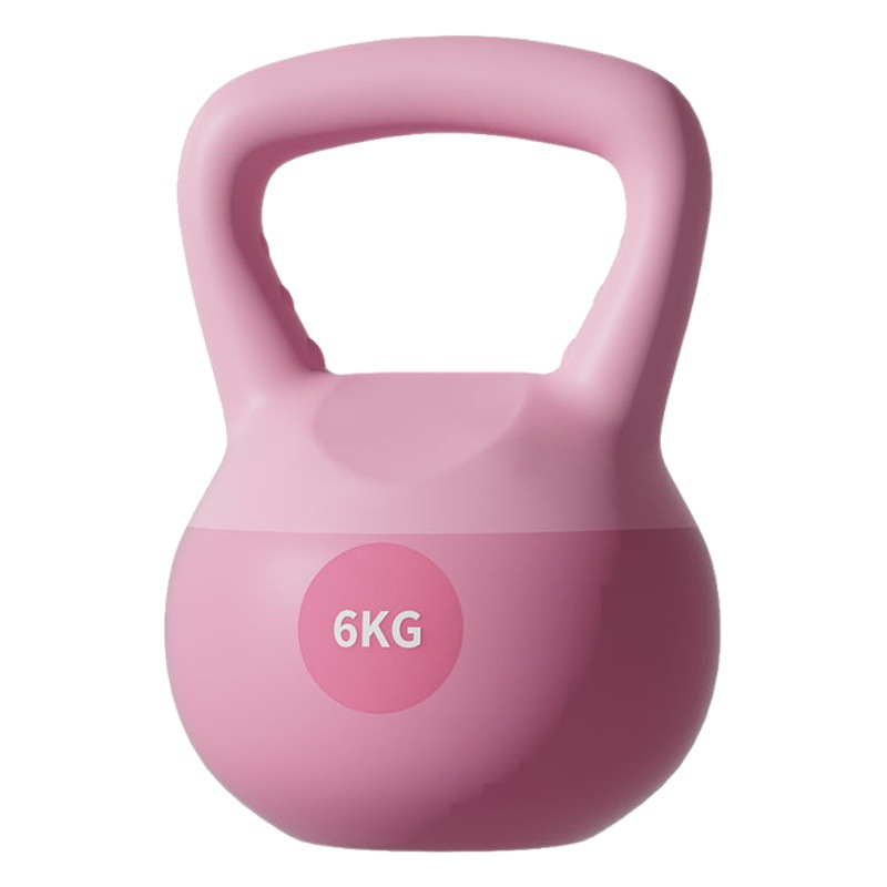 Competitive Soft Bottom Kettlebell Women's Home Silent Non-Slip Kettlebell Pvc Kettle Lift Dumbbell Fitness Equipment Wholesale