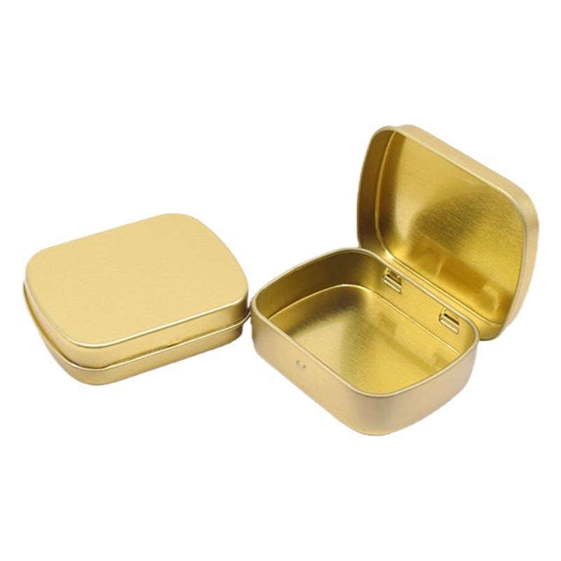 Spot Book Bag Thin Iron Box Mini Tinplate Box Candy Box Small Batch Storage Universal Small Iron Box