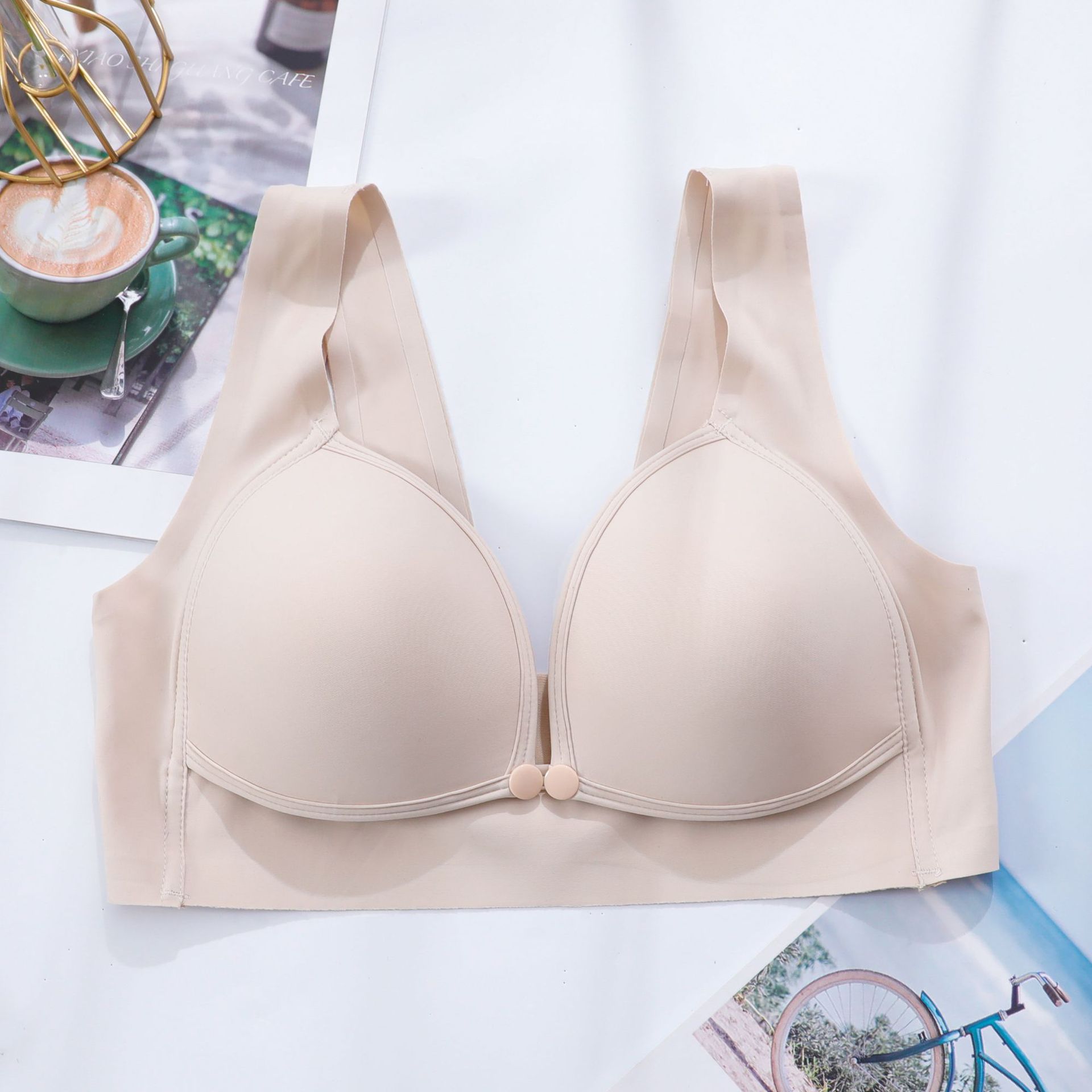Picture of Breastfeeding Underwear Foreign Trade Special for Vietnam Southeast Asia Comfortable Gather Anti-sagging Pregnancy Bra Summer Thin Pregnancy