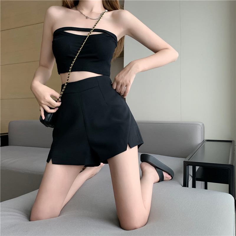 Picture of Simple and Comfortable Women's Summer Thin Casual Large Size Pear Shape High Waist Slimming Design Hot Pants