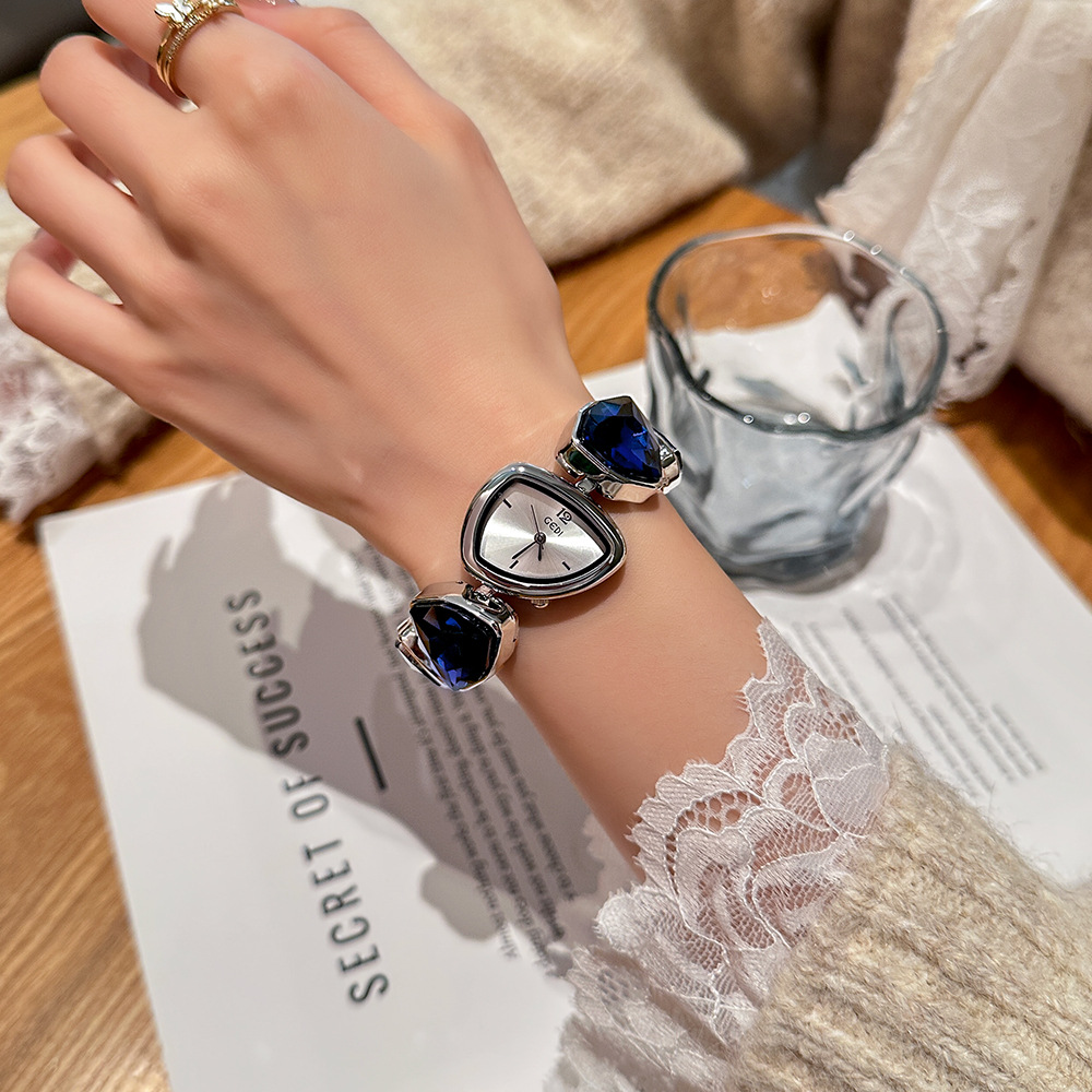 Picture of GEDI New Bracelet Watch Crystal Irregular Strap Niche Design Light Luxury Fashion High Elegant