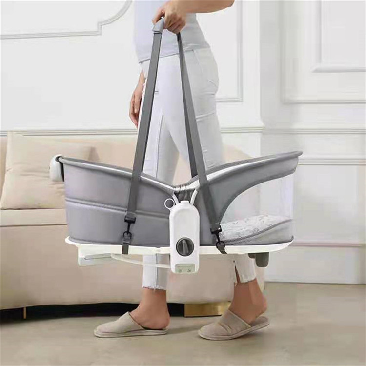 Picture of Baby Shaker electric vibration comfort Shaker can lift portable bedside bed newborn baby bed can sit and lie