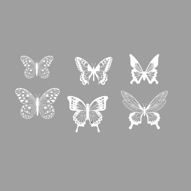 Picture of Butterfly Birthday Cake Insert Beautiful Mother's Day Cake Decoration Cake Insert Butterfly Cake Decoration