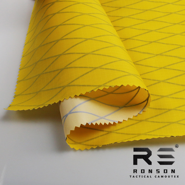 Picture of Rongsheng Red Plaid 210D Nylon X-PAC High Strength Composite Lightweight Outdoor Fabric Waterproof Tear Resistance