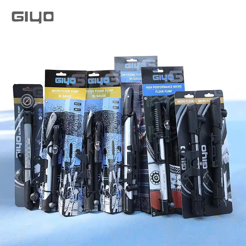 Jiyou/Giyo Bicycle Pump High-Pressure Mini Portable High-Pressure Pump Mountain Bike Pump Famei Mouth