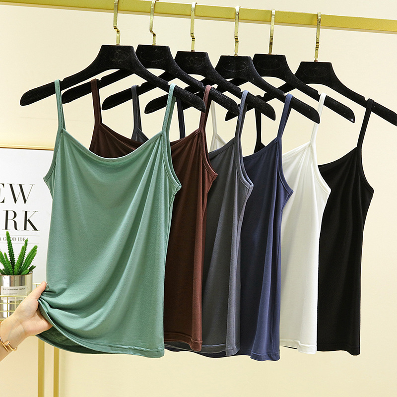 Modal Camisole Women's Spring and Summer Thin Inner Sleeveless Base Shirt Outer Wear Slim-fit Slimming All-match Top