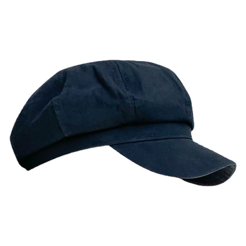 Tian Tian Dai Thin Cotton and Linen Breathable Internet Celebrity Octagonal Cap for Children Korean-style Trendy Japanese-style All-match British Vintage Beret