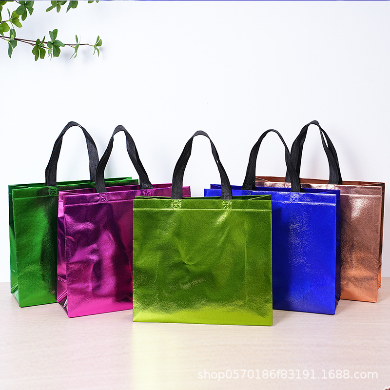 Ready-Made Non-Woven Handbags, Fashionable Clothing Store Customized Printable Logo Shopping Bags, High-End Internet Celebrity Gift Bags