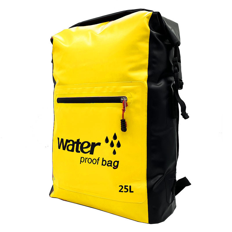 Picture of Outdoor Waterproof Bag Waterproof Bag Dry and Wet Separation Layer Barrel Bag Drift Tracing Bag 25L Storage Bag Secret Text Distribution