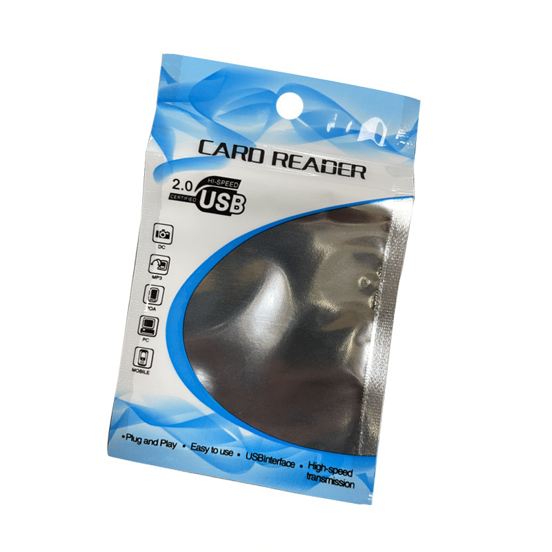 Hot price spot factory wholesale usb self-sealing bag card reader plastic bag U disk packaging bag plastic bag