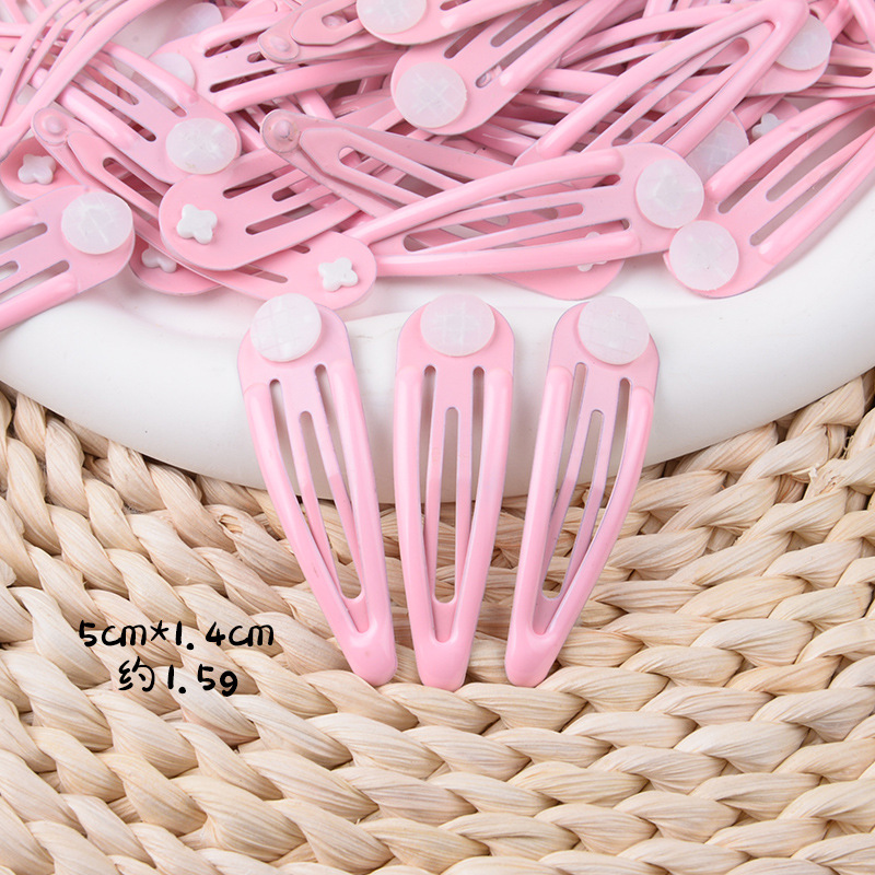Picture of Candy Colorful Hairpin Hyuna Style Colorfulful Water Drop Clip Glue Bb Clip Hairpin Duckbill Clip Korean DIY Headwear Wholesale