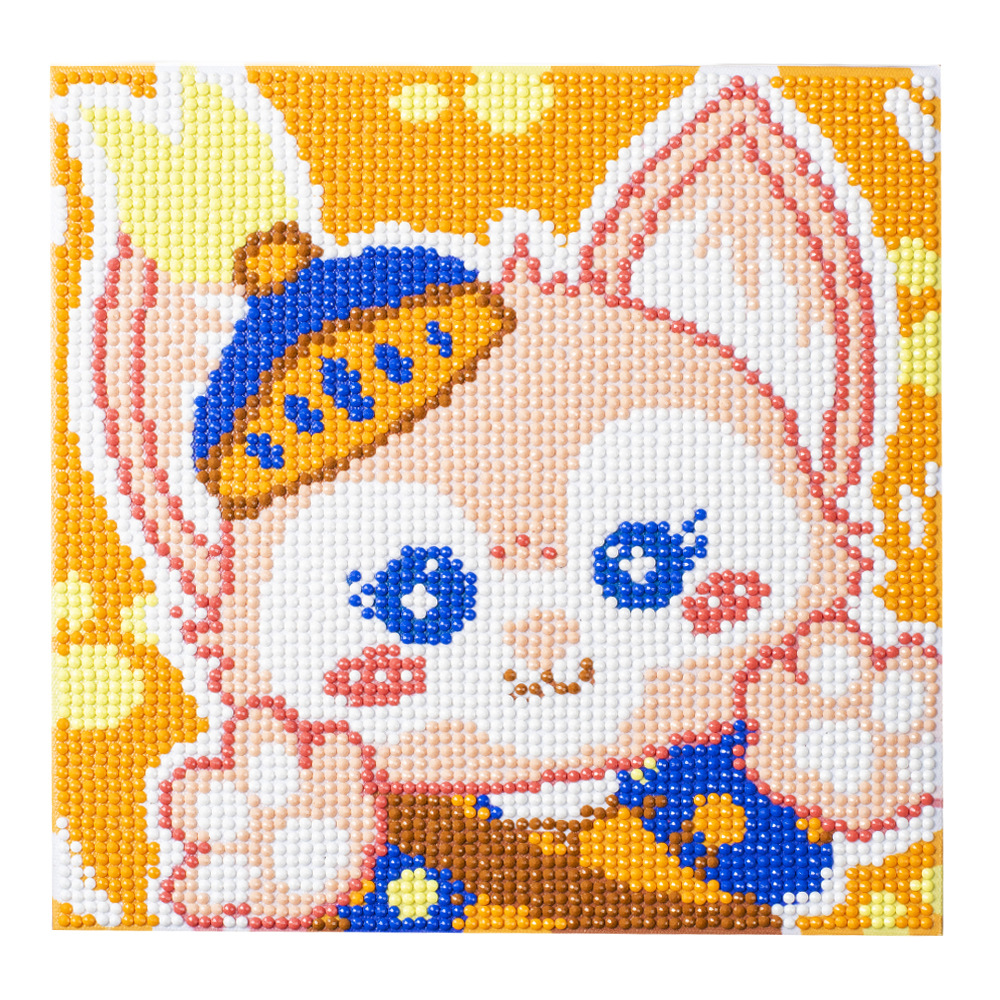 Picture of Original God New Diamond painting children student diy handmade diamond material package with frame Cartoon Cartoon educational toys
