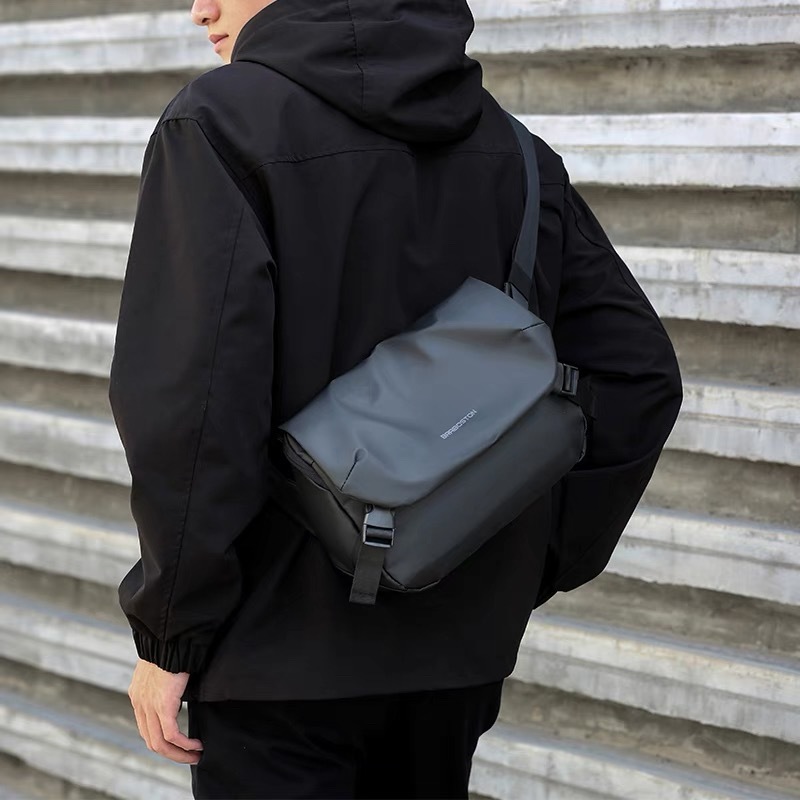 Crossbody Bag Men's Casual Functional Men's Multifunctional Crossbody Backpack Trendy Brand Shoulder Bag Cycling Postman Satchel Men's Backpack