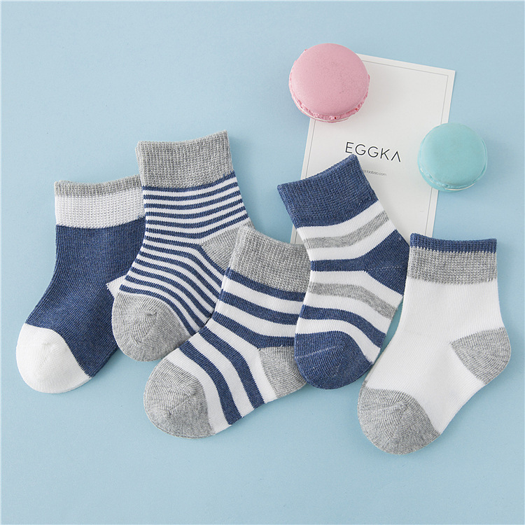Picture of New Autumn Children's Socks Mid-tube Socks Boys 6-12 Years Old Cotton Socks Children's Socks Girls Baby Socks Spring and Autumn