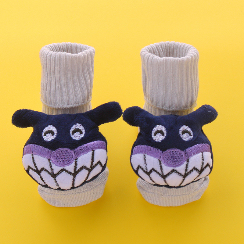 Picture of Newborn baby socks class a cotton spring and autumn non-slip boys and girls baby cartoon doll tube floor socks wholesale 1