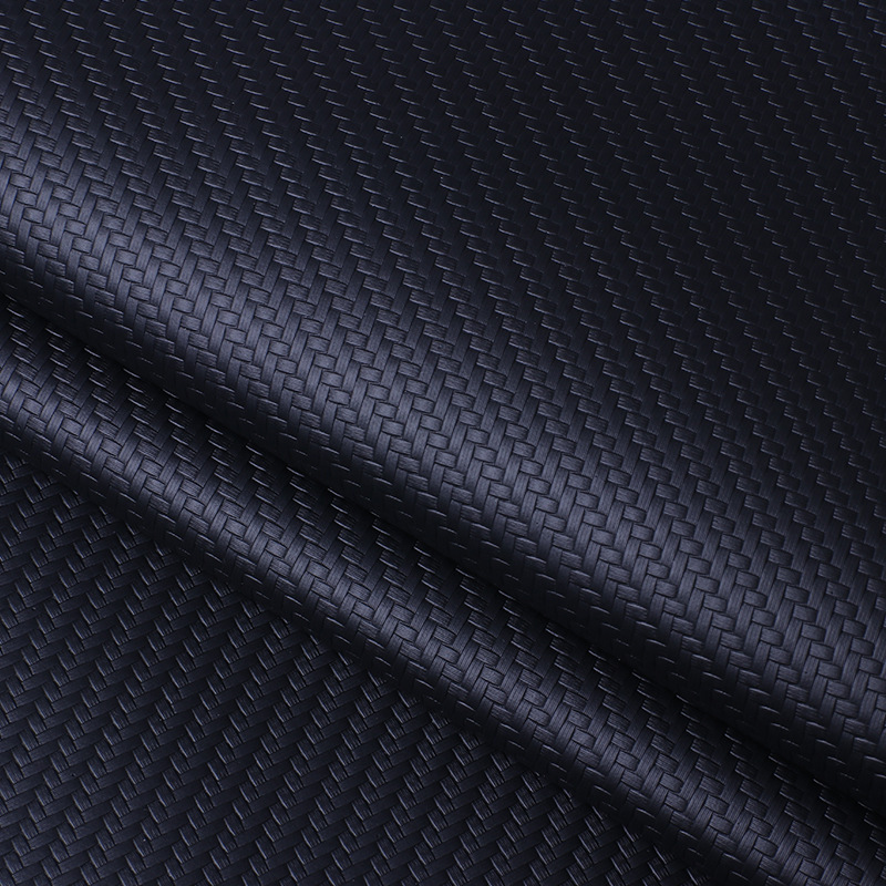 0.6mm woven leather woven plaid leather luggage car supplies straw pattern PVC leather